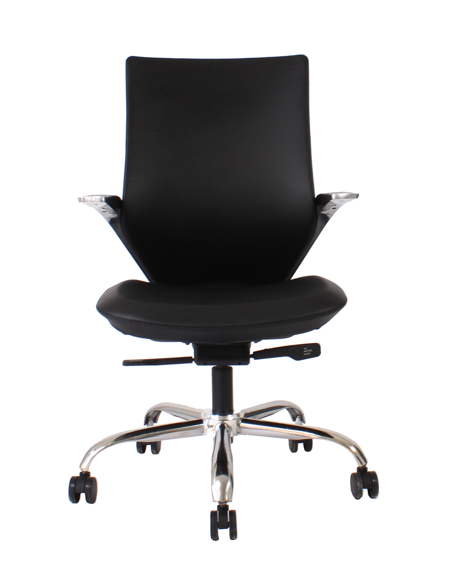 Management Chair - In Black Color  With Front View